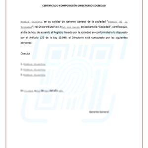 Certificado de composición directores (imagen 2)